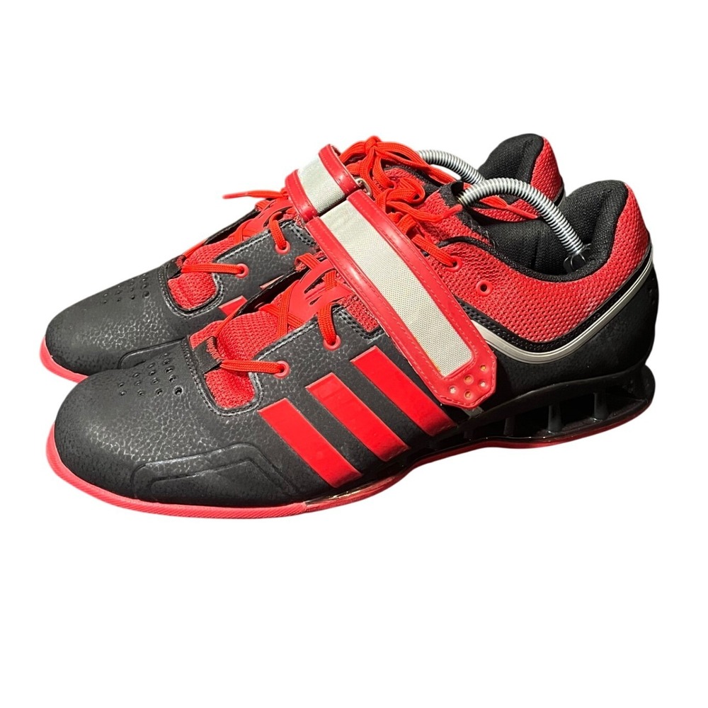 Adidas Adipower Weightlifting‎ Shoes Mens 13 Black Red M21865 Powerlifting Gym